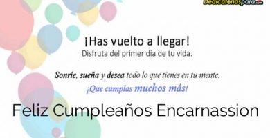 Feliz Cumpleaños Encarnassion
