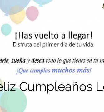 Feliz Cumpleaños Loli