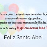 Feliz Santo Abel