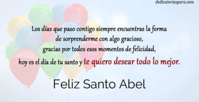 Feliz Santo Abel