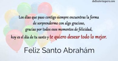Feliz Santo Abrahám