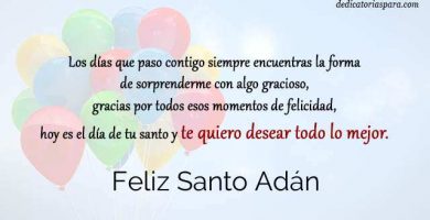 Feliz Santo Adán