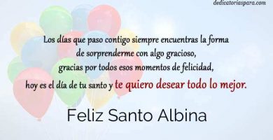 Feliz Santo Albina