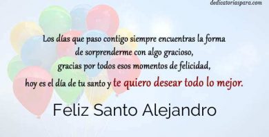 Feliz Santo Alejandro