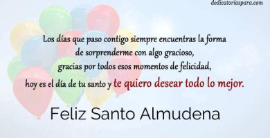 Feliz Santo Almudena