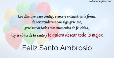 Feliz Santo Ambrosio