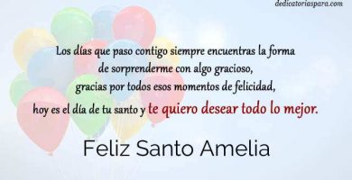 Feliz Santo Amelia