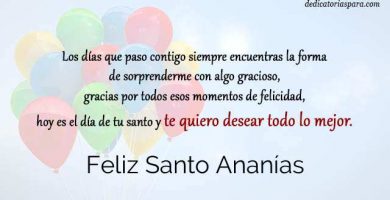 Feliz Santo Ananías