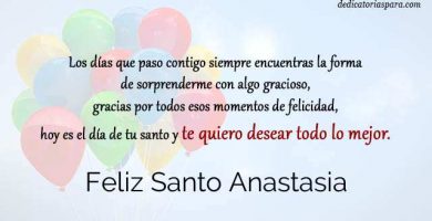 Feliz Santo Anastasia