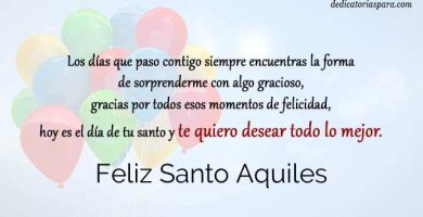 Feliz Santo Aquiles