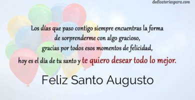 Feliz Santo Augusto