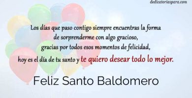 Feliz Santo Baldomero