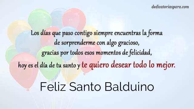 Feliz Santo Balduino