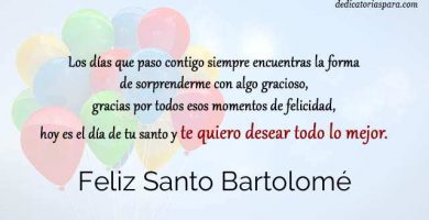 Feliz Santo Bartolomé