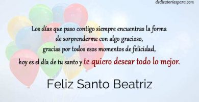 Feliz Santo Beatriz