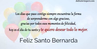 Feliz Santo Bernarda