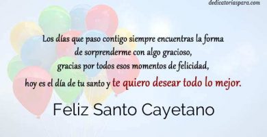 Feliz Santo Cayetano