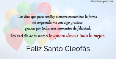 Feliz Santo Cleofás