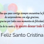 Feliz Santo Cristina