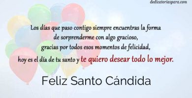 Feliz Santo Cándida