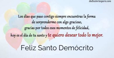 Feliz Santo Demócrito