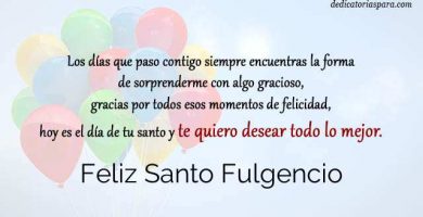 Feliz Santo Fulgencio