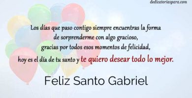 Feliz Santo Gabriel