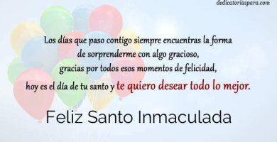 Feliz Santo Inmaculada