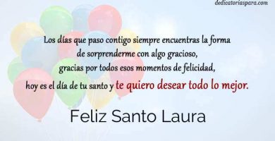 Feliz Santo Laura