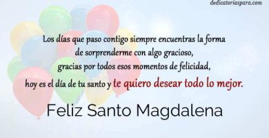 Feliz Santo Magdalena