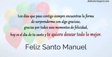 Feliz Santo Manuel