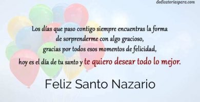 Feliz Santo Nazario