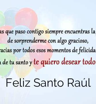 Feliz Santo Raúl