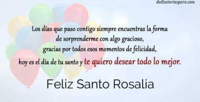 Feliz Santo Rosalia