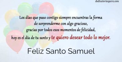 Feliz Santo Samuel
