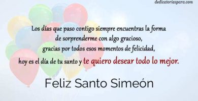 Feliz Santo Simeón