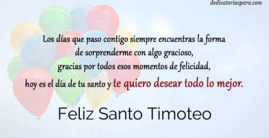 Feliz Santo Timoteo