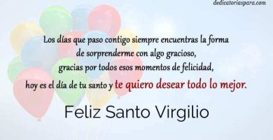 Feliz Santo Virgilio