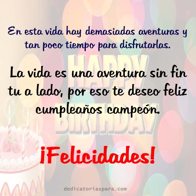 Frase Feliz Cumpleaños Amigo