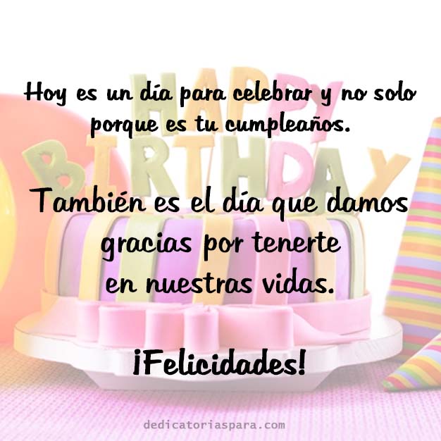 Imagen Con Frases De Feliz Cumpleaños