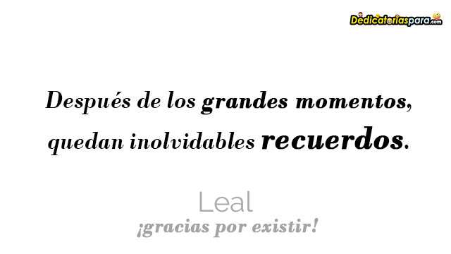 Leal
